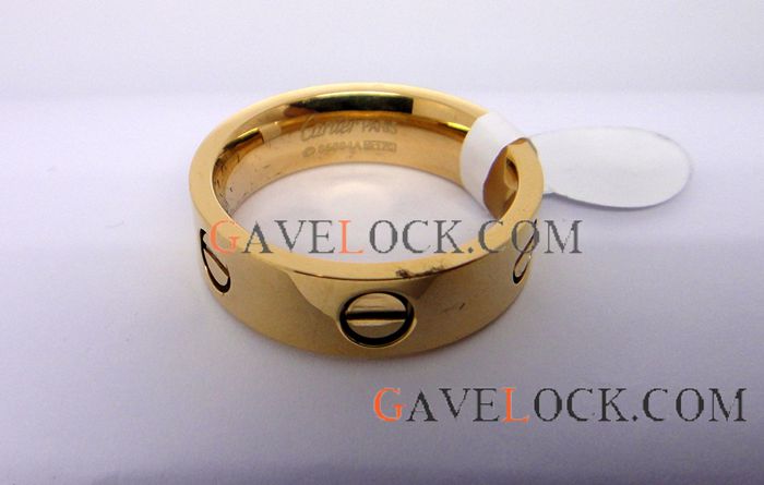 Copy Cartier Love Ring / Yellow Gold Cartier Ring Replica/ Free Shipping